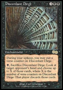 Discordant Dirge - Urza's Saga (Rare) [USG-131]
