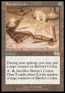 Barrin's Codex - Urza's Saga (Rare) [USG-286]