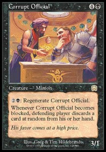 Corrupt Official - Mercadian Masques (Rare) [MMQ-128]