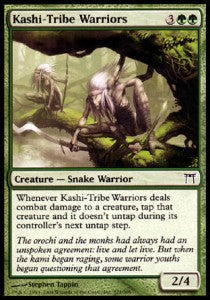 Kashi-Tribe Warriors - Champions of Kamigawa (Common) [CHK-221]