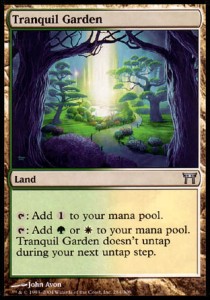 Tranquil Garden - Champions of Kamigawa (Uncommon) [CHK-284]