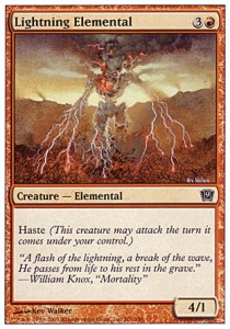 Lightning Elemental - Ninth Edition (Common) [9ED-201]