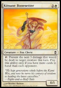 Kitsune Bonesetter - Saviors of Kamigawa (Common) [SOK-15]