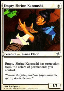 Empty-Shrine Kannushi - Betrayers of Kamigawa (Uncommon) [BOK-2]