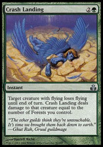 Crash Landing - Guildpact (Uncommon) [GPT-82]