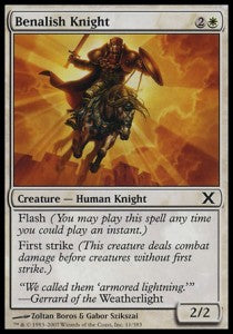 Benalish Knight - Tenth Edition (Common) [10E-11]