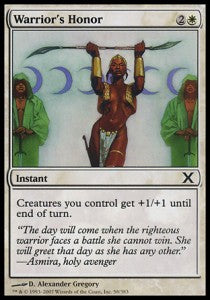 Warrior's Honor - Tenth Edition (Common) [10E-58]
