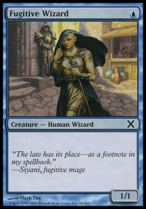 Fugitive Wizard - Tenth Edition (Common) [10E-86]