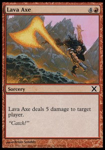 Lava Axe - Tenth Edition (Common) [10E-215]