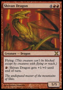Shivan Dragon - Tenth Edition (Rare) [10E-230]