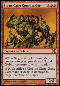 Siege-Gang Commander - Tenth Edition (Rare) [10E-234]