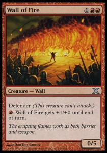 Wall of Fire - Tenth Edition (Uncommon) [10E-247]