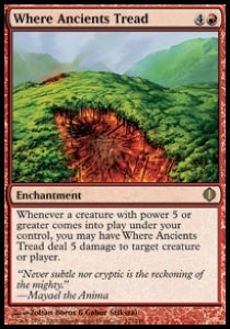 Where Ancients Tread - Shards of Alara (Rare) [ALA-122]