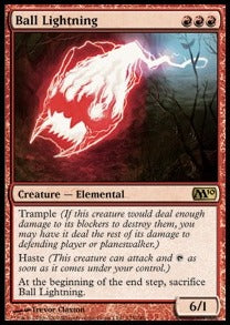 Ball Lightning - Magic 2010 (Rare) [M10-125]