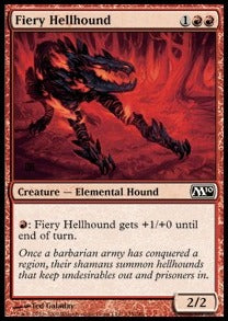 Fiery Hellhound - Magic 2010 (Common) [M10-135]