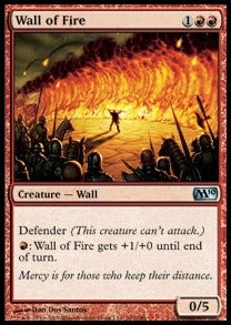 Wall of Fire - Magic 2010 (Uncommon) [M10-162]