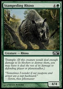 Stampeding Rhino - Magic 2010 (Common) [M10-204]