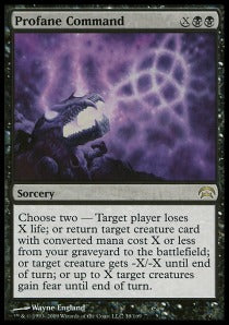 Profane Command - Planechase (Rare)
