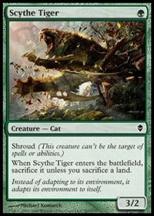 Scythe Tiger - Zendikar (Common) [ZEN-183]