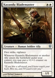 Kazandu Blademaster - Zendikar (Uncommon) [ZEN-16]