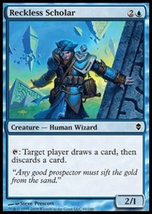 Reckless Scholar - Zendikar (Common) [ZEN-60]