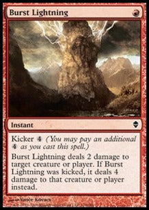 Burst Lightning - Zendikar (Common) [ZEN-119]