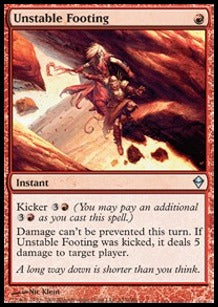 Unstable Footing - Zendikar (Uncommon) [ZEN-153]