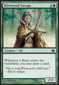 Wirewood Savage - Duel Decks: Garruk vs. Liliana (Common) [DDD-6]
