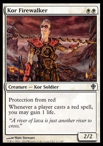 Kor Firewalker - Worldwake (Uncommon) [WWK-11]