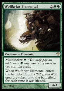Wolfbriar Elemental - Worldwake (Rare) [WWK-118]