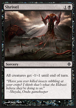 Shrivel - Rise of the Eldrazi (Common) [ROE-126]