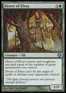 Drove of Elves - Duels of the Planeswalkers Decks (Uncommon)
