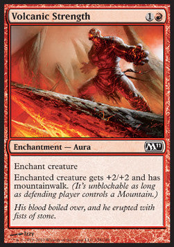 Volcanic Strength - Magic 2011 (Common) [M11-158]