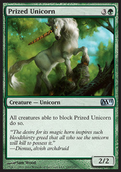 Prized Unicorn - Magic 2011 (Uncommon) [M11-193]
