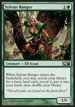 Sylvan Ranger - Magic 2011 (Common) [M11-198]
