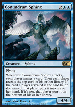 Conundrum Sphinx - Magic 2011 (Rare) [M11-51]