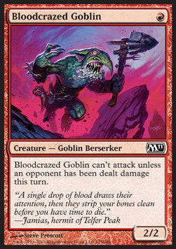 Bloodcrazed Goblin - Magic 2011 (Common) [M11-125]
