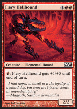 Fiery Hellhound - Magic 2011 (Common) [M11-136]