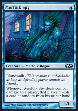 Merfolk Spy - Magic 2011 (Common) [M11-66]