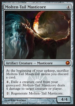 Molten-Tail Masticore - Scars of Mirrodin (Mythic) [SOM-177]