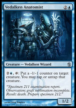 Vedalken Anatomist - Mirrodin Besieged (Uncommon) [MBS-36]