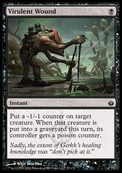 Virulent Wound - Mirrodin Besieged (Common) [MBS-57]