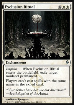 Exclusion Ritual - New Phyrexia (Uncommon) [NPH-10]
