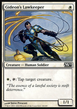Gideon's Lawkeeper - Magic 2012 (Common) [M12-18]
