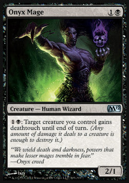 Onyx Mage - Magic 2012 (Uncommon) [M12-103]