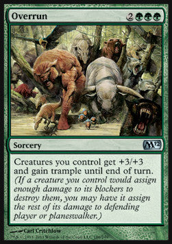 Overrun - Magic 2012 (Uncommon) [M12-186]