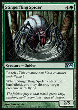 Stingerfling Spider - Magic 2012 (Uncommon) [M12-197]