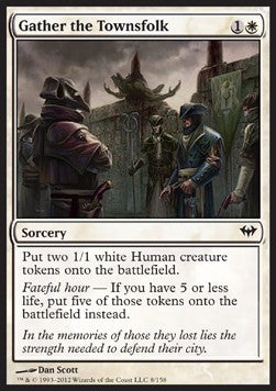 Gather the Townsfolk - Dark Ascension (Common) [DKA-8]