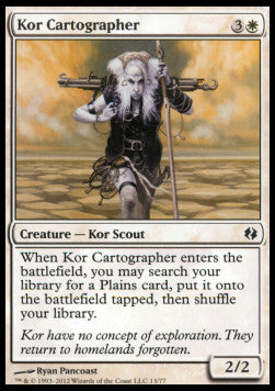 Kor Cartographer - Duel Decks: Venser vs. Koth (Common) [DDI-13]