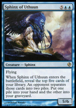Sphinx of Uthuun - Duel Decks: Venser vs. Koth (Rare) [DDI-22]